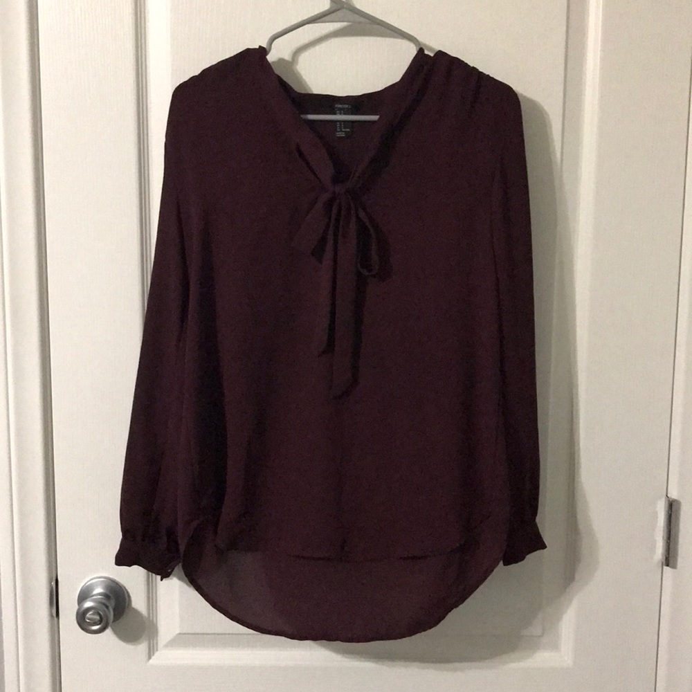 Forever 21 Wine colored Blouse